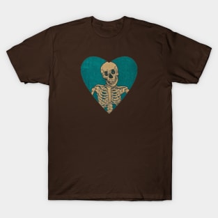 "Skeletal love" Valentines Day T-Shirt